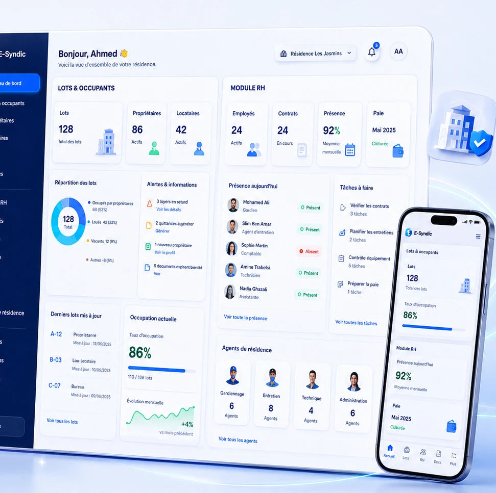Gestion des lots & occupants : une base fiable pour toutes vos actions.